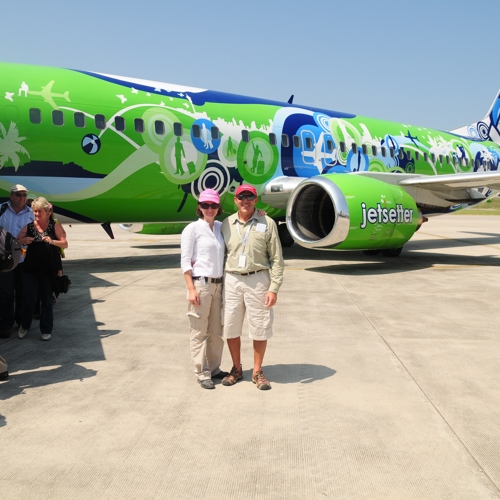 1st company Safari with private 737 charter!