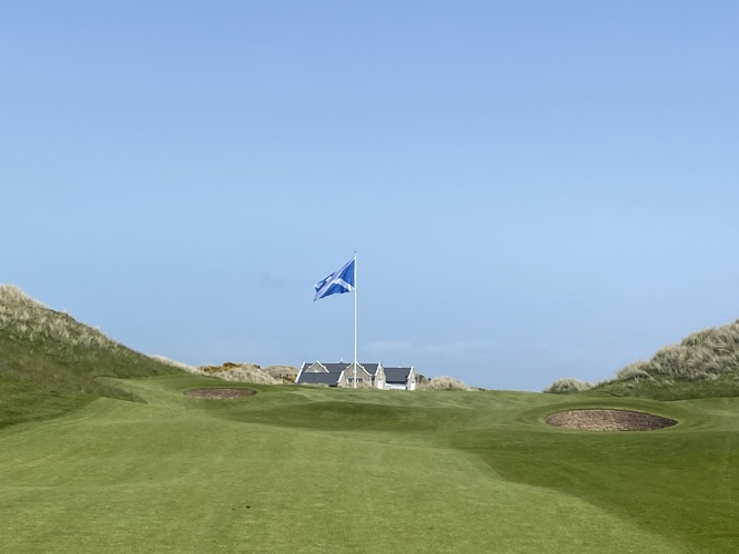 18th green at Trump Aberdeen