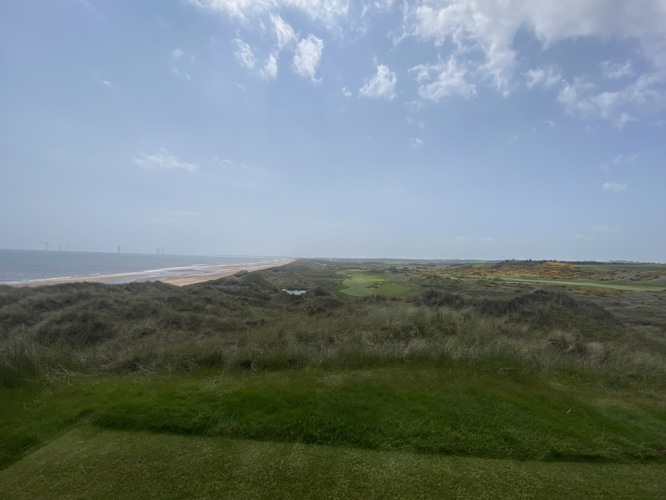 From the tee 18th hole Trump Aberdeen