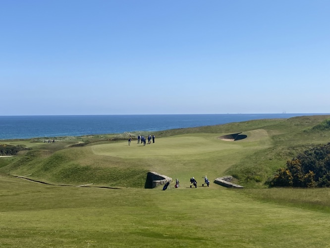 18th green Kings Barns