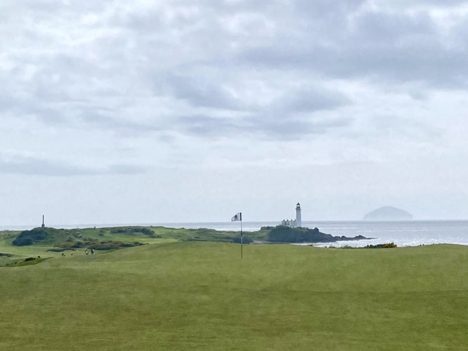 Trump Turnberry great shot at the King Robert the Bruce course