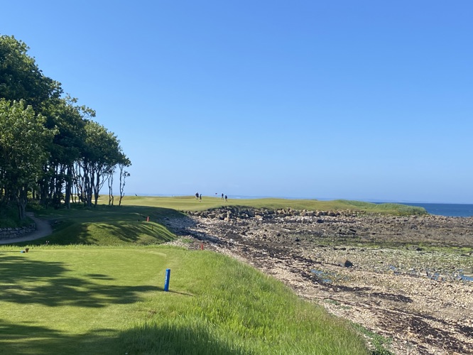 Famous ocean par 3 at Kings Barns