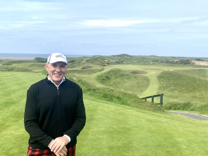9 iron at Royal Troons famous postage stamp par 3...managed to par it this time!