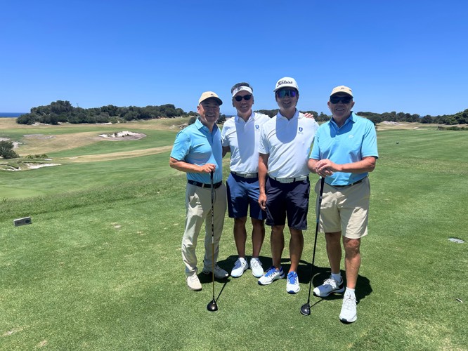 1st tee with friends from HKGC