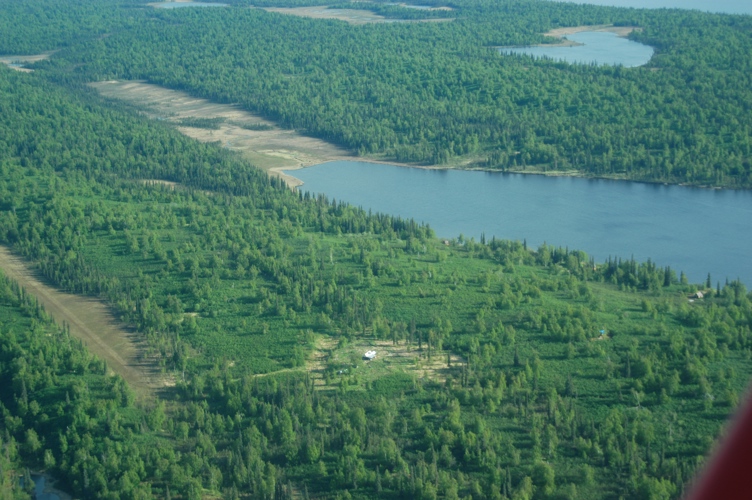 Arial shot on our way