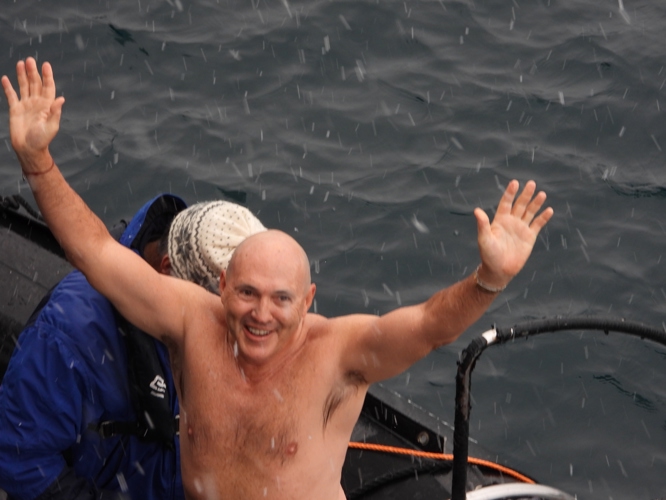 After the polar plunge!