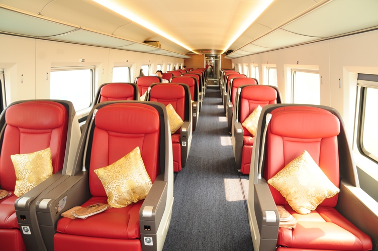 Business Class on the train better than flying
