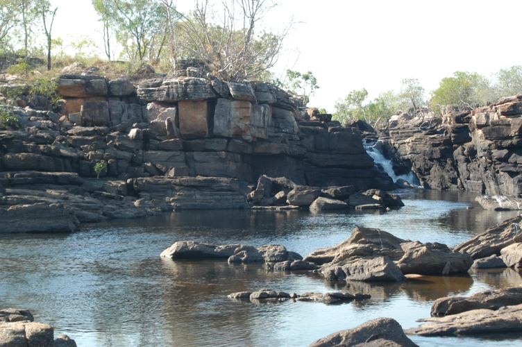 This water hole is so secluded - only 30 - 40 people a year would visit here
