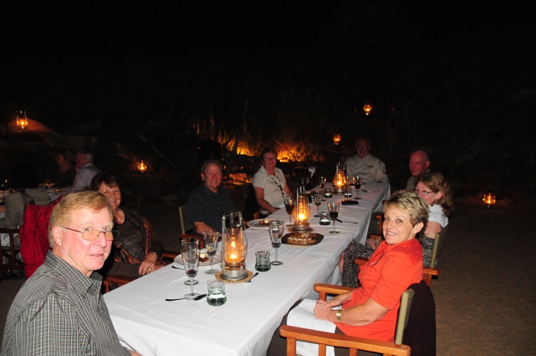 Surprise bush dinner