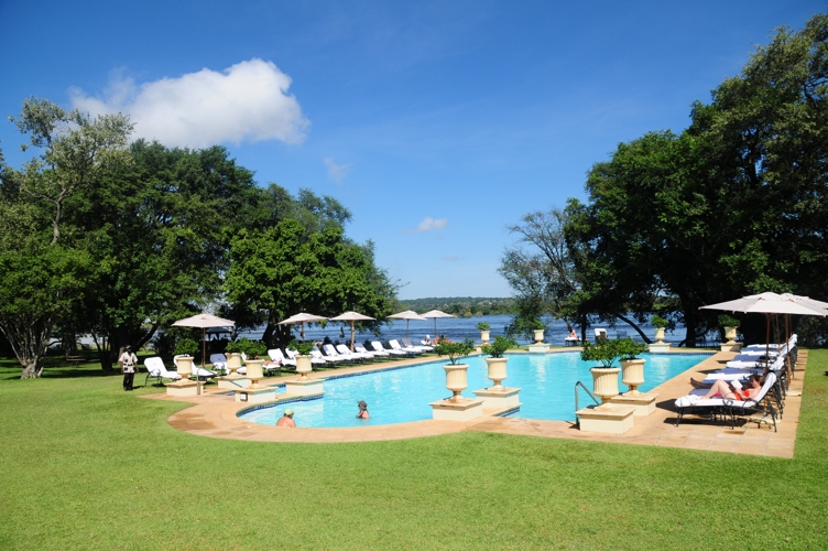 Royal Livingston hotel is the place to stay - right on the river and falls