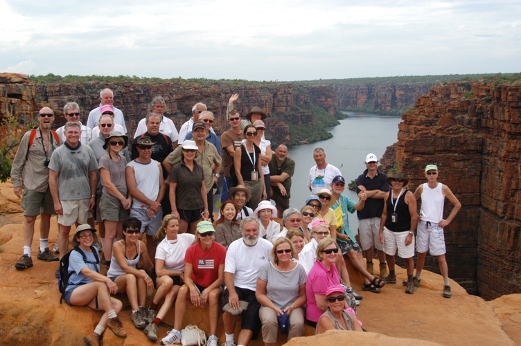 Some of us made it up the 45 degree hike to the top of King Georges Falls - you cannot do it anymore