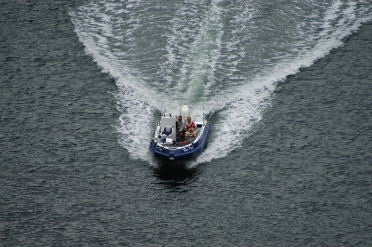 Bob on his way back from fisihing