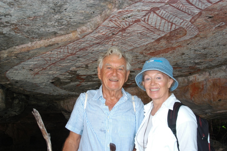 Bob and Blanche looking very happy