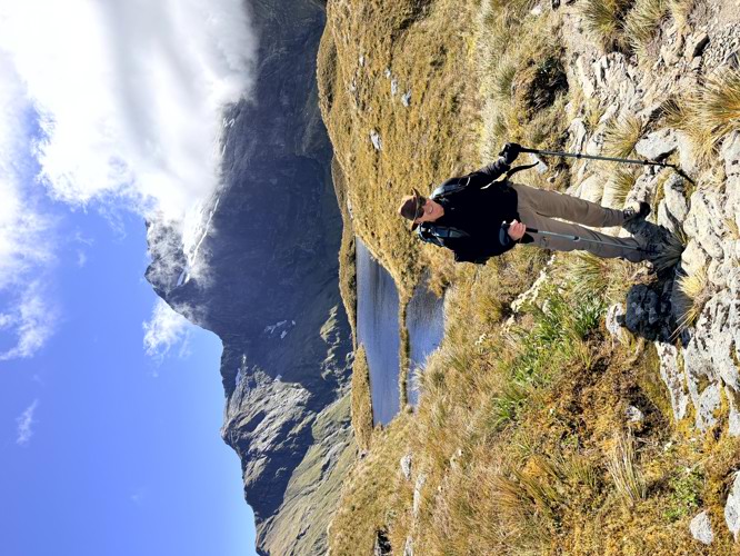 Mackinnon Pass - 1200 M above sea level - felt like it too walking up to the top!